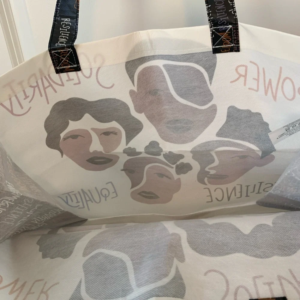 Canvas Tote Bag with Inspirational Design